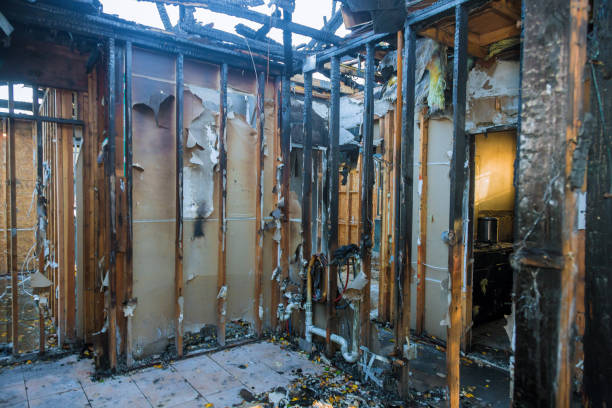 Professional Fire Damage Repair technician working in Rocky Hill, NJ